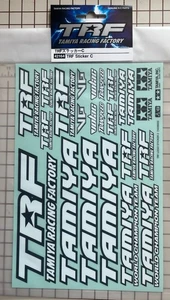 Juego de hojas adhesivas Tamiya RC TRF Tamiya Racing Factory Logo # 42164 - Imagen 1 de 2