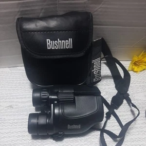 Bushnell Powerview Binoculars 7-15x25 Zoom Compact Strap Case - Picture 1 of 4