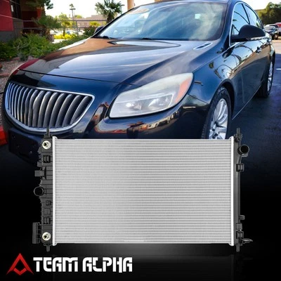 Fit 2011-2013 Buick Regal 2.0 Aluminum Core Cooling Radiator Factory Style 13217 - Image 1 of 4