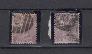 GB QV 1865 6d Lila SG97 Placas 5/6 BP13982 - Imagen 1 de 1