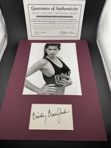 Foto autógrafa de Cindy Crawford ¡con certificado de autenticidad! - Imagen 1 de 4