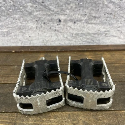 Pedais de bicicleta BMX vintage plataforma par liga 1/2 old school OPC 1 peça - Imagem 1 de 4