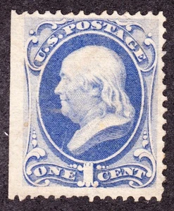 US 145 1c Franklin Unused F-VF NG SCV $250 - Picture 1 of 2