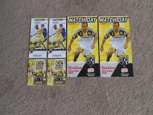 2012 Columbus Crew SC Soccer Programs Schedules Tickets New England Revolution - Picture 1 of 3