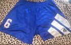 adidas rare retro fotball shorts #6 blue large