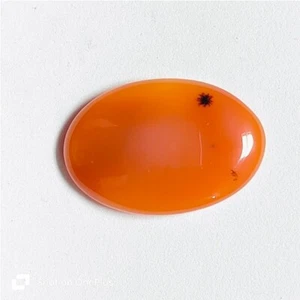 Piedra preciosa suelta natural cabujón naranja cornalina para joyería 33 quilates ME-10359 - Imagen 1 de 4