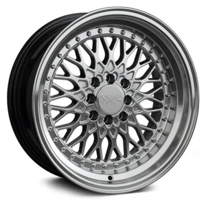 15x8 +20 XXR 536 4x100,4x114.3 Hyper Silver / ML Wheels (Set of 4) - Picture 1 of 2