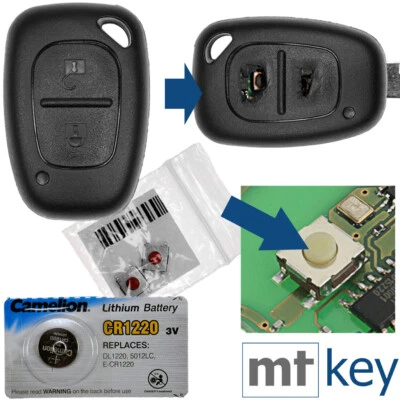 MT-KEY Auto Schlüssel REPAIR für OPEL Movano Renault Kangoo Grand Modus Trafic II
