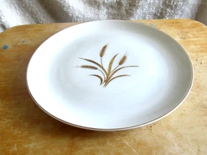 2 seltene Muster 6 3/8" Durchmesser Crestwood Gold Weizen Dessertteller #952 - Bild 1 von 5