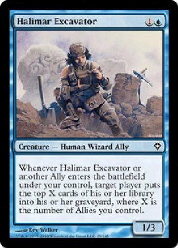 HALIMAR EXCAVATOR Worldwake MTG Magic the Gathering Cards DJMagic - Image 1 of 1