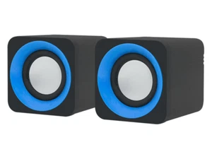 Neuf haut-parleurs audio 2.0 pour ordinateur portable multimédia 2.0 prise 3,5 mm USB 1197 - Photo 1/3