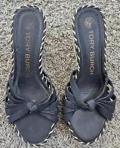 TORY BURCH ESPADRILLE-SANDALE MIT KEILABSATZ BLAU MULTI GRÖSSE US 6 - Bild 1 von 5