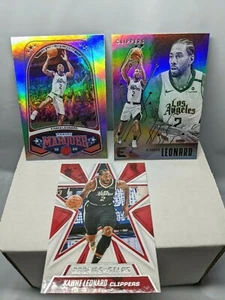 Lot (3) 2019 2020 21 Panini NBA Kawhi Leonard Los Angeles Clippers - Picture 1 of 4