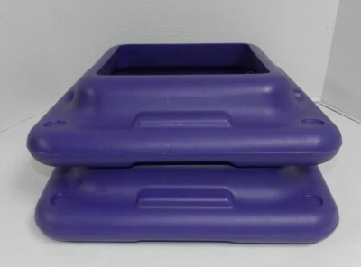 Lote de 2 Elevadores Aeróbicos Originales The STEP Club de Salud Talla 16"x16" Foto 1 de 2
