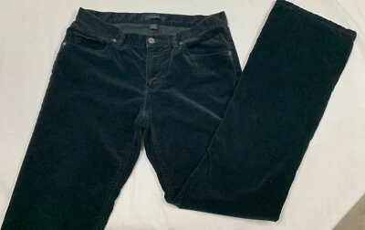Pantalones de terciopelo negros vintage para mujer talla 6 acampanados HONG KONG Foto 1 de 4