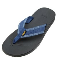 teva navy blue flip flops