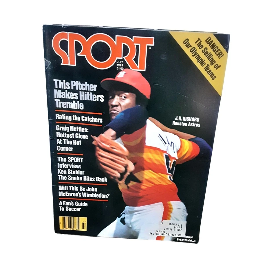 Sport Magazine July 1979 JR Richard Houston Astros Ken Stabler McEnroe - Image 1 of 1