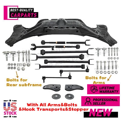 REAR CROSSMEMBER W/ARMS+Rear Sway Bar Links FITS Toyota Camry 02-11 Avalon Venza Foto 1 de 4