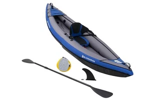 Kajak Samoa 1er Luftkajak Kanu aufblasbar Schlauchboot Miweba Bluemarina - Bild 1 von 12