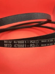CUB CADET Hitch & Drive 38" MOWER 3 SPINDLE DECK PTO DRIVE BELT. IH-478881-R3 - Picture 1 of 4