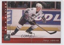 2001-02 ITG Be A Player Memorabilia Ruby /200 Paul Kariya #196 HOF