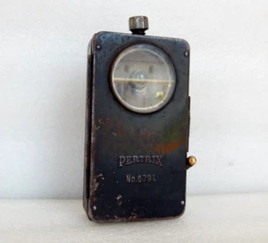 ZWEITER WELTKRIEG PERTRIX Nr. 679L Signal LATERNE - WEHRMACHT DEUTSCHES MILITÄR FELD TASCHENLAMPE - Bild 1 von 12
