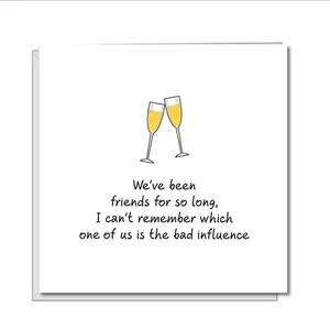 Bestie Birthday Card: Humor & Heartfelt Wishes - Picture 1 of 1