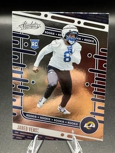 2024 Panini Absolute Football Rookie Jared Verse #119 RC LA Rams -1091 - Picture 1 of 2