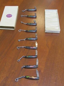 9 OLD MINI TINY  KNIFE POCKET KNIFES UNIQUE - Picture 1 of 6