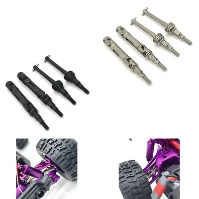 For 1/14 MJX Hyper Go 14209 14210 RC car Metal Front & Rear Drive Shaft CVD part - Image 1 of 4
