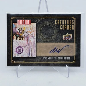 2023-24 UD Marvel Annual LUCAS WERNECK Cover Artist Auto Creators Corner 🔥 - Zdjęcie 1 z 2