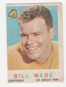 1959 TOPPS FOOTBALL BILL WADE LOS ANGELES RAMS #110 - Picture 1 of 2