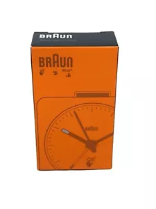 NUEVO Off-White x Braun BC02 Reloj Despertador de Viaje Clásico Naranja Virgil Abloh Nuevo en Caja - Imagen 1 de 2