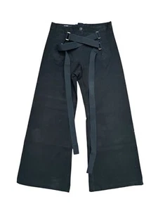 Pantalones negros Jean Paul Gaultier con correas bondage talla IT 40 US 28 - Imagen 1 de 6