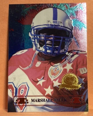 1996 Collectors Edge President Reserve MARSHALL FAULK Tanned Rested Ready #9 - Image 1 of 2