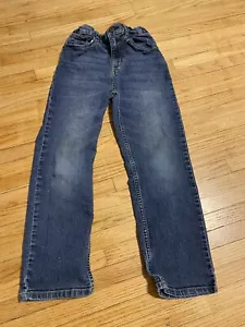 Oshkosh B'gosh boys sz 8S Classic adjustable waist band jeans denim pants - Picture 1 of 6