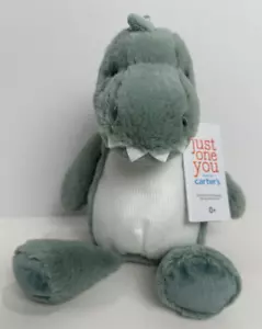 Neu mit Etikett Carters Just One You grün weiß Cord Dinosaurier Plüschtier Baby Spielzeug 68163 - Bild 1 von 7
