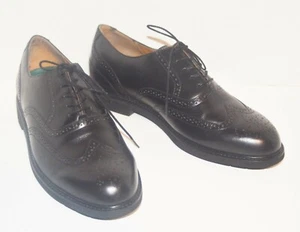 Rockport Mens 11M Leather Lace Up Wingtip Oxfords Black - Picture 1 of 10