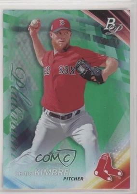 2017 Bowman Platinum Green /99 Craig Kimbrel #66 - Image 1 of 2