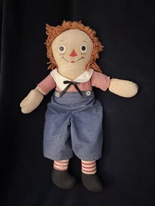 Vintage 19” Raggedy Andy Doll In Original Outfit Georgene Some Wear. See Photos - Picture 1 of 6