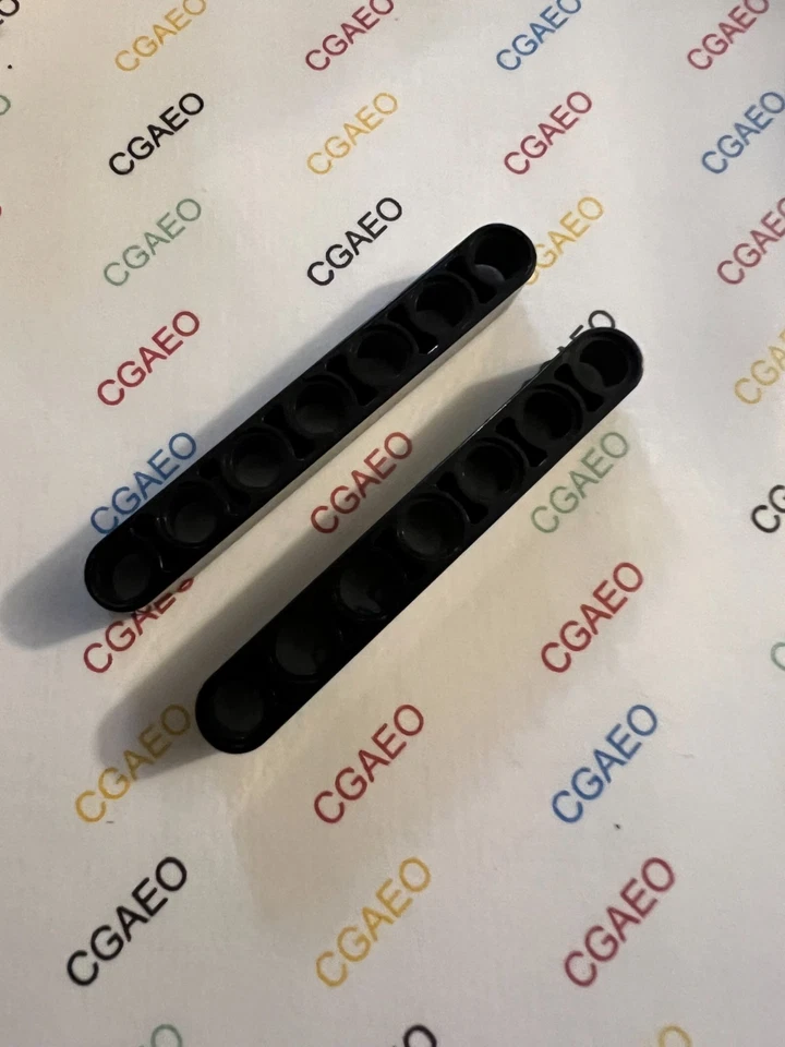 2 x Lego 32524 Technic, Liftarm 1 x 7 Thick  BLACK - Photo 1/1