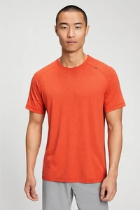Lululemon Metal Vent Tech Short Sleeve Shirt XXL Orange Seamless Training Top - Picture 1 of 7