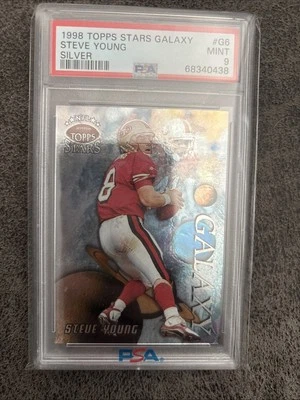 1998 Topps Stars Galaxy Steve Young Silver /75 - Image 1 of 2