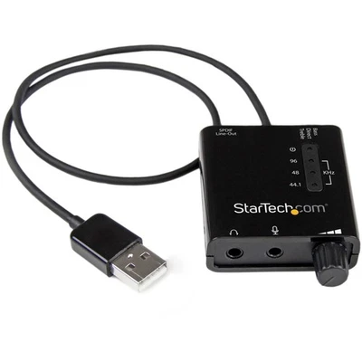 StarTech.com USB Sound Card w/ SPDIF Digital Audio & Stereo Mic – External Sound - Image 1 of 4