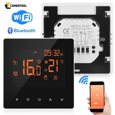 Raumthermostat WIFI Digital App-Steuerung Programmierbares Fußbodenheizung Neu - Bild 1 von 4