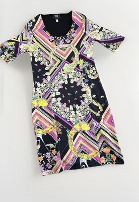 Vestido midi para mujer Roberto Cavalli multicolor talla L Foto 1 de 4