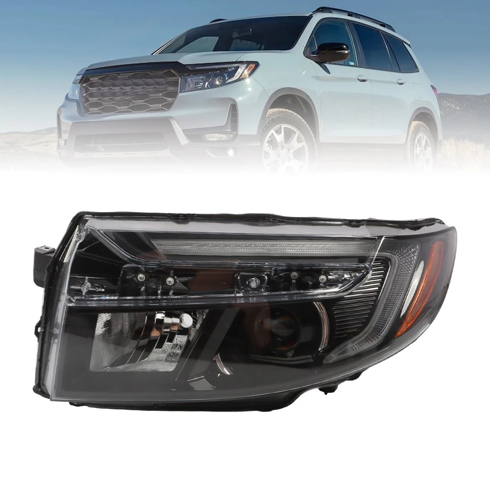 Left Driver Side LED Headlight HeadLamp For 2021-2025 Honda Ridgeline Passport Foto 1 de 4
