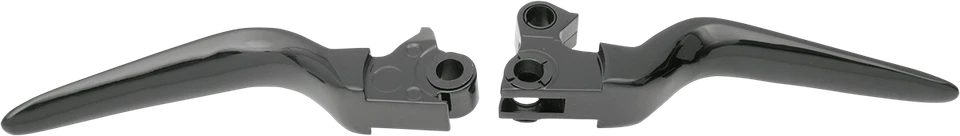 02-14 Harley Softail Fat Boy EFI Drag Specialties 0610-0211 Juegos de palancas personalizados Foto 1 de 4