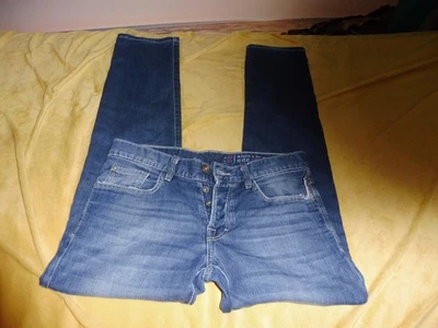 edc slim Fit Dragon W 29 L 32 stretch W 40 cm L 98 cm  Jeans Hose Knopfleiste - Bild 1 von 4