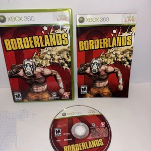 Borderlands Xbox 360 Microsoft Complete CIB Tested Working - Picture 1 of 6